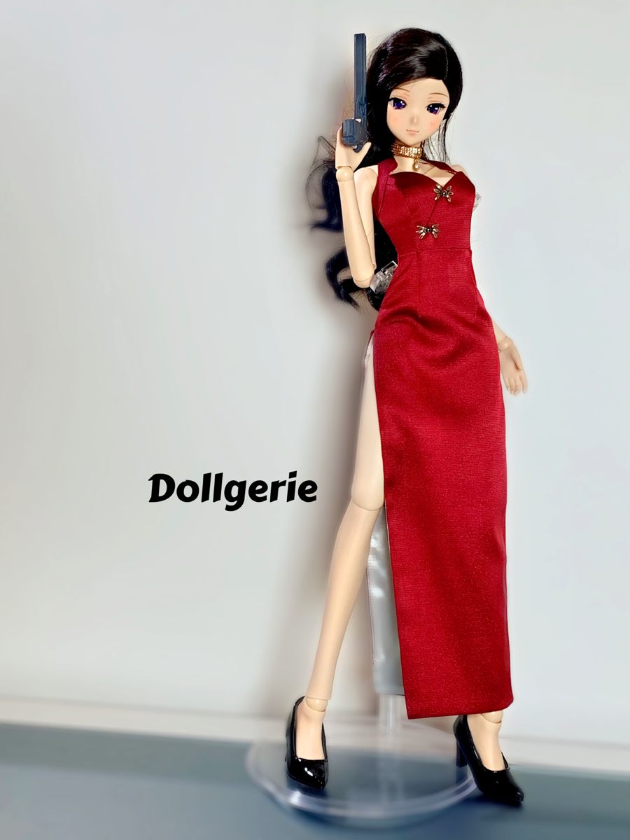 Resident Evil / BioHazard Ada Wong Style Dress for SmartDoll Dollgerie Resident Evil / BioHazard Ada Wong Style Dress for SmartDoll Dollgerie