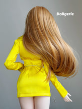 Gold Yellow Satin Shirt Dress for Smartdoll /DD