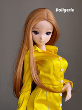 Gold Yellow Satin Shirt Dress for Smartdoll /DD