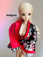 黒花夜くろはなよ Night ofBlack Blossoms Kimono, for Smartdoll, DD