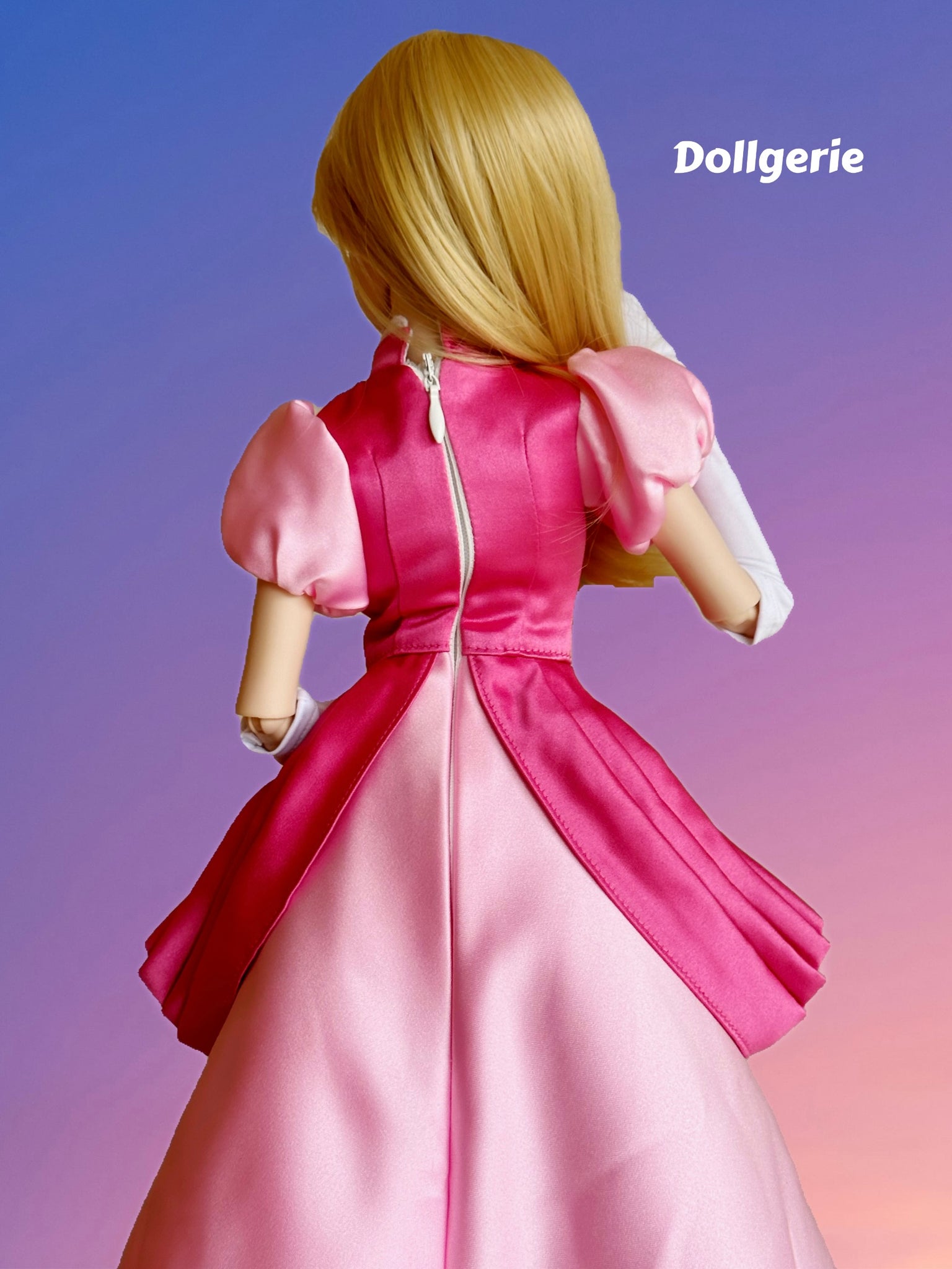 Princess Peach Dress made for SmartDoll Dollgerie Princess Peach Dress made for SmartDoll Dollgerie