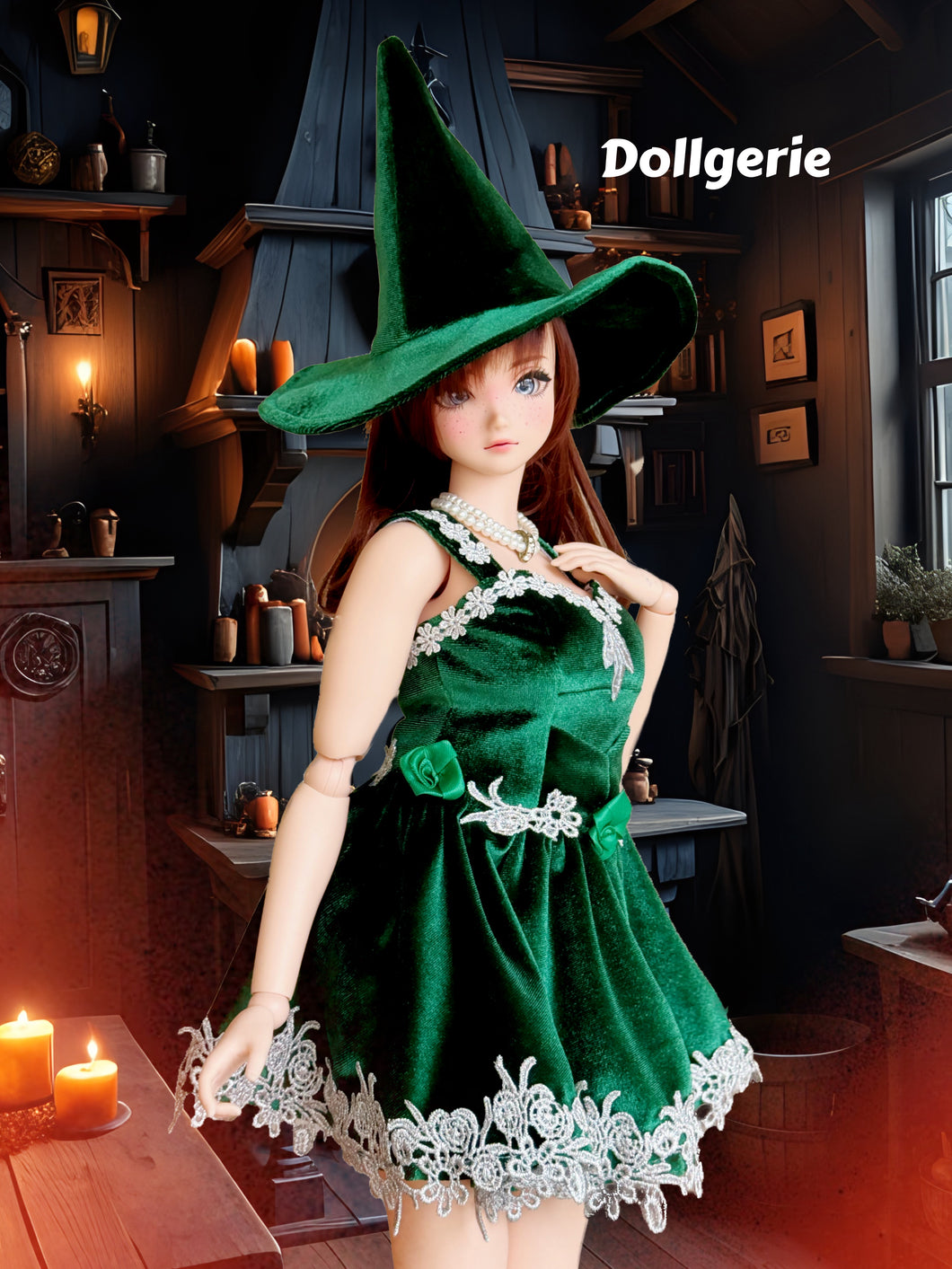 [Special Halloween Promotion: 40% off] Witch Charm Mini Dress made for SmartDoll Pear Girl