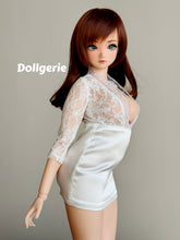 Ivory Lace Satin Dress for SmD Pear Girl