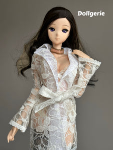 White Lace TrenchCoat for any 1/3 BJD