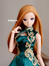 Emerald Satin Dress, made for SmartDoll / DD
