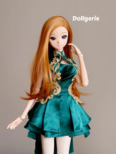 Emerald Satin Dress, made for SmartDoll / DD