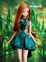 Emerald Satin Dress, made for SmartDoll / DD