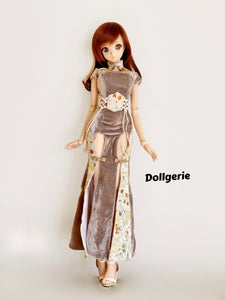 Floral Velveteen Dress for SmartDoll / DD