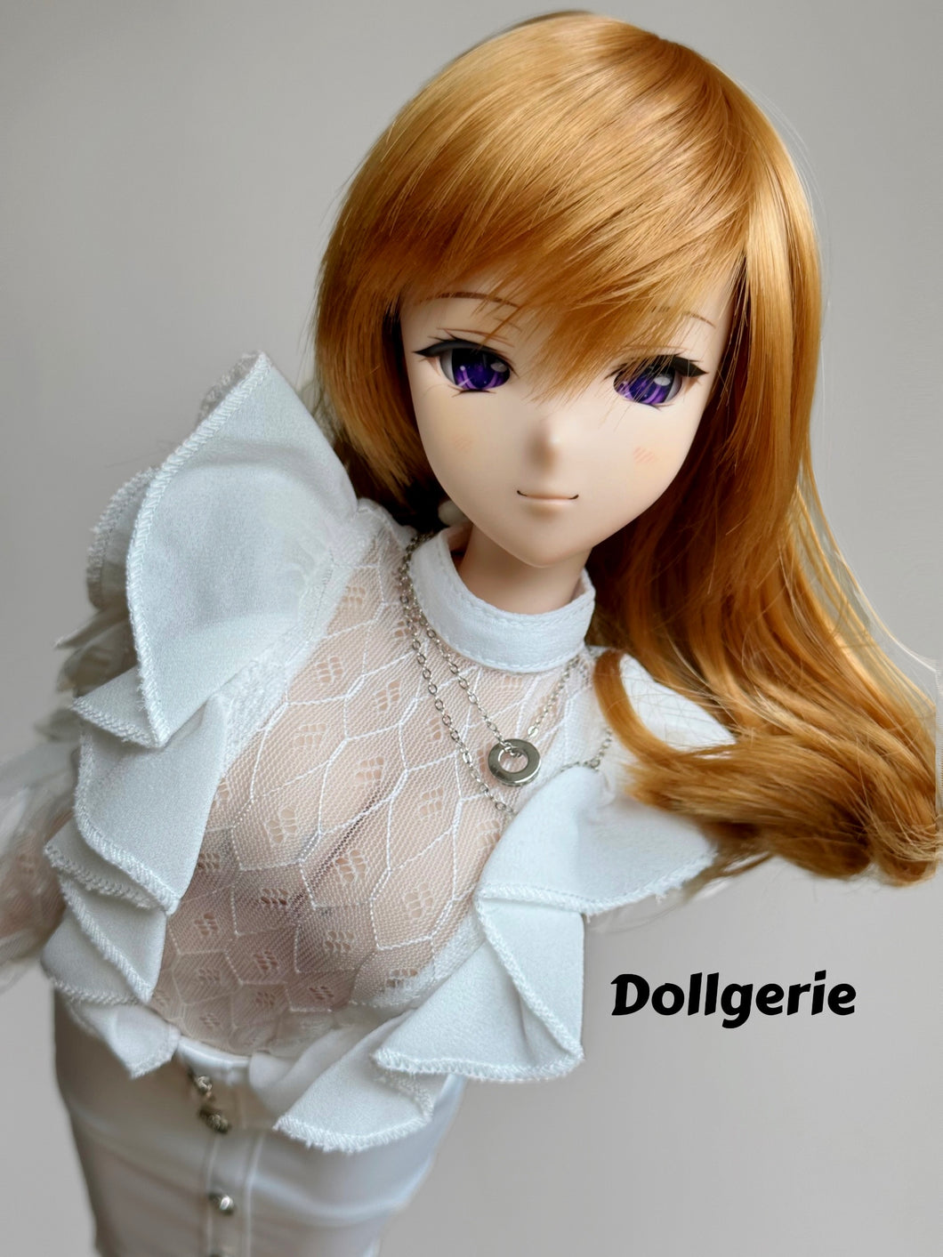 Delicate See-Through Blouse, for SmartDoll / DD S-M bust
