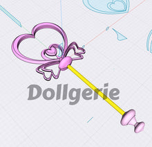 1/3 Dollgerie Valentine Magic Staff STL file for 3D Printing