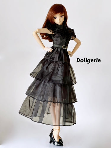 Wednesday Addams Party Dress made for SmartDoll / DD
