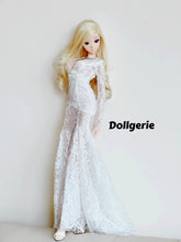 White Lace Mermaid Bridal Dress for SmD
