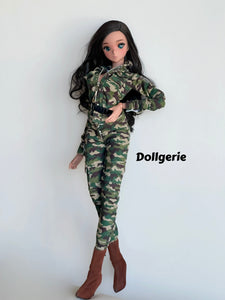 Camouflage Long Sleeve Lady Suit for SmartDoll