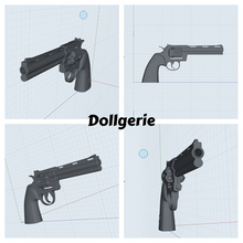 1/3 Magnum Revolver (3D Printed in Black Resin)
