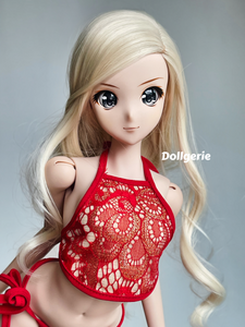 Oriental Two Piece Red Lace Lingerie for any 1/3 BJD