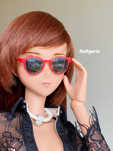 1/3 Red Oval Sunglasses (made by EPOCH)