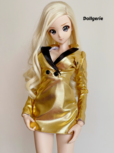 [Special Price] Golden Tux Mini Dress for SmartDoll