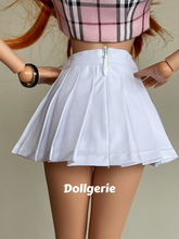 High-Rise Pleated White Mini Skirt for SmartDoll / DD3