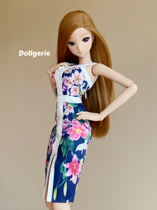 Floral Bodycon Dress for SmartDoll