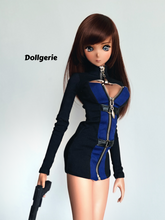 Agent-D Front Zip Mini Dress for SmartDoll
