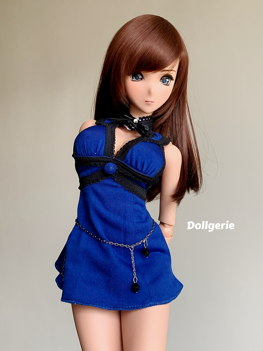 Tifa Blue Mini Dress for SmartDoll – Dollgerie