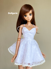 White Lace Sling Mini Dress for SmartDoll and DD