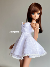 White Lace Sling Mini Dress for SmartDoll and DD