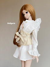 Big Button Long Sleeve Mini Dress for SmartDoll or DD