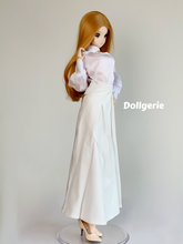 Libranian Satin White Long A-line Skirt for SmartDoll /DD