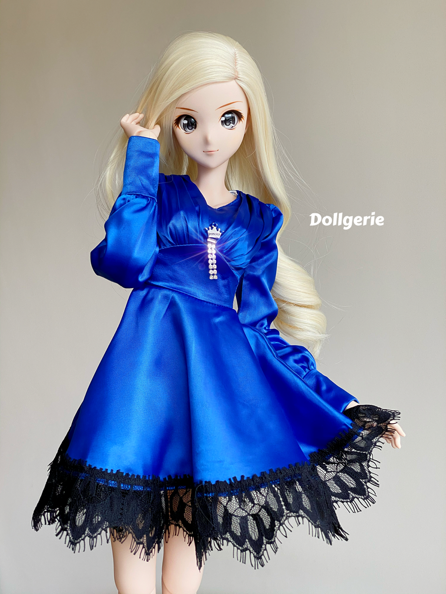 Royal Blue Cocktail Dress for SmartDoll Dollgerie
