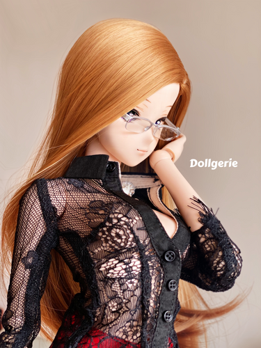 Signature Black Lace Shirt for SmartDoll