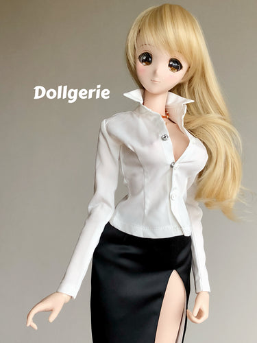 Classic Slim Fit White Shirt for SmartDoll