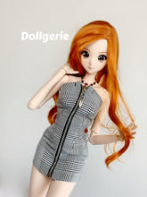 Houndstooth Zip-Front Tube Dress for SmartDoll / DD