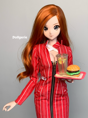 Flight Attendant Red Uniform