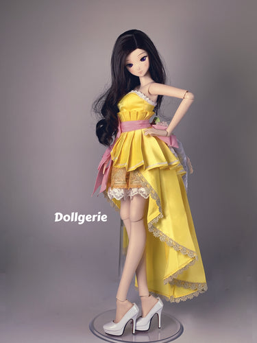 Yellow Tulip Wedding Dress for SmartDoll