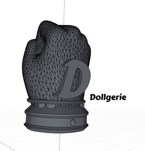 Dollgerie D-Glove 3D Digital STL File for 3D Printing