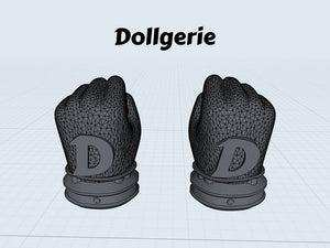 Dollgerie D-Glove 3D Digital STL File for 3D Printing