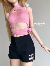 Black Short Pant with white inner lining, designed for SmartDoll / DDdy / SD13