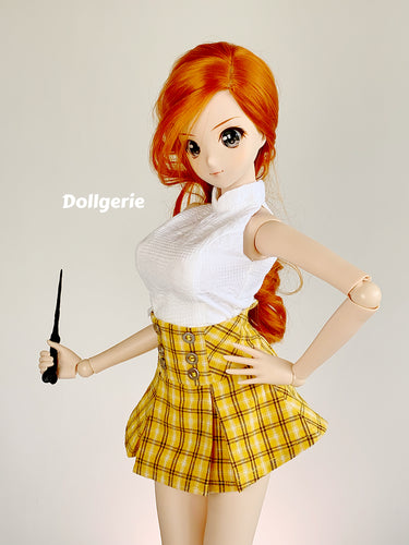 Mini Pleated Yellow Skirt for SmartDoll