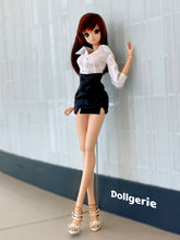 Widely open collar puffy sleeves white shirt for SmartDoll / DD3 / DDdy