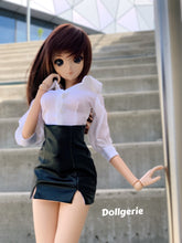 Widely open collar puffy sleeves white shirt for SmartDoll / DD3 / DDdy