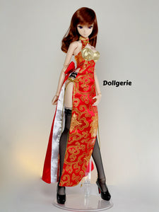 Red Sweetheart QiPao for SmartDoll and DD3