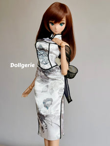 Ink-Paint Floral Cheongsam for SmartDoll
