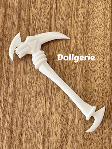 1/3 Cyber AXE (3D Printed in White Resin)