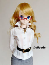 White sheer striped shirt made for Smartdoll / DDdy / SD13