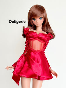 Raving Red Bustier Dress for SmD or DD