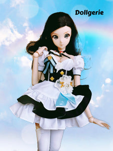 Flower Princess Frenchmaid Mini Dress for Smartdoll/DD