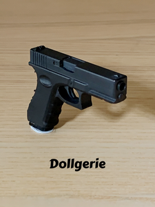 1/3 Glock 17 (3D Printed in Black Resin)